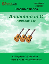 Bill Swick's Year 1, Quarter 4 - Ensembles for Three Guitars Guitar and Fretted sheet music cover Thumbnail